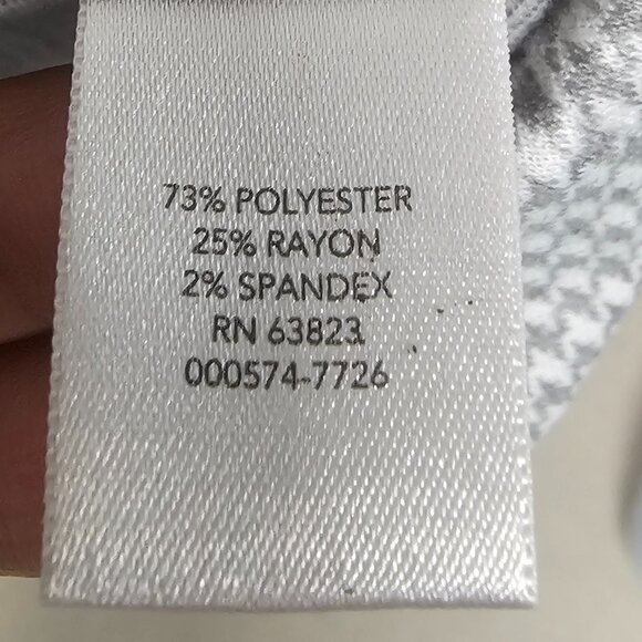 CJ Banks Gray Houndstooth Hoodie Casual Preppy Roll Tab 3X - Picture 7 of 8